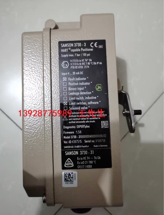 Samson 萨姆森阀门定位器原装全新3730-3现货