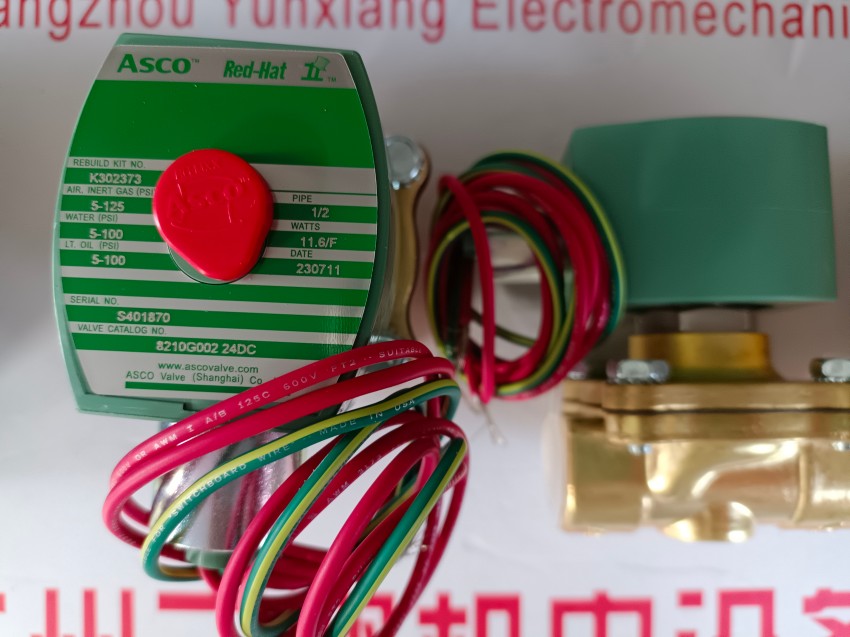 美国ASCO低压直动电磁阀NF8551A409SI，110VDC，